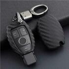 For Mercedes-Benz Carbon Fiber Smart Car Key Case Cover Fob Holder Accessories (For: Mercedes-Benz GLE350)
