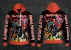 iron maiden Killers Hoodie Rock Band dye sublimation light weight Pullover Hoode