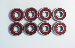 8-Pack Bones Reds Bearings Wheel Skateboard - Clean, Used