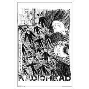 New ListingRADIOHEAD Scribble Poster RP17092 by Trends Posters New Sealed 22.375