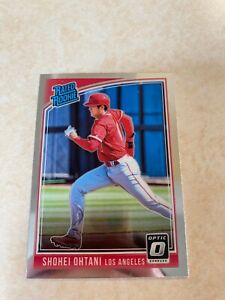 New Listing2018 Donruss Rated Rookie Shohei Ohtani Running Variation