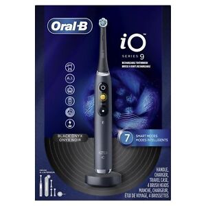 Oral-B IO9 M9.4B2.2A BK iO Series 9 Electric Toothbrush with 4 Brush Heads,
