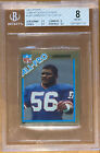 💎1982 Lawrence Taylor TOPPS ROOKIE GOLD STICKERS #144 BGS 8 w/ 9.5 & 9 subs