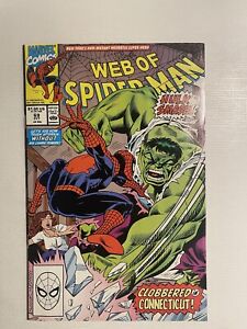 Web of Spider-Man #69 in FN- — Featuring the Hulk, 1990