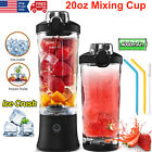 600ml Portable Personal Smoothie Mixer，Usb Rechargeable Mini Blender Juicer Cup