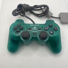 Sony PlayStation (SCPH-1200) Wired Analog Controller - Emerald Green PS1