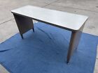 Classic Tan VINTAGE Steelcase TANKER DESK Table - MID CENTURY MODERN DESIGN