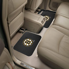 Boston Bruins Back Row Utility Car Mats - 2 Piece Set: All Weather.