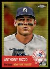 2022 Topps Chrome Platinum Gold Prism Refractor Anthony Rizzo #437