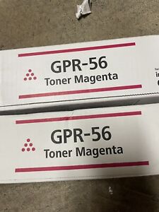 Set of 2 1000C003/GPR-56M OEM Canon GPR-56 Toner, Magenta Genuine OVERSTOCK