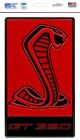 SHELBY COBRA GT350R RED BADGE VINYL DECALS (Large)