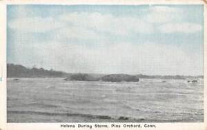PINE ORCHARD, BRANFORD, CT ~ HELENA ISLAND DURING A STORM McLEAN PUB 1915-30