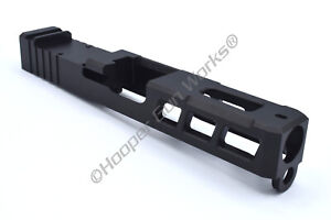Lightening cut slide for Glock 23, G23 - HGW 3WIN RMR USA 17-4ph SS Black