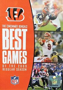 The Cincinnati Bengals: New! 3 DVDS Best Games of the 2009 Regular Season 5 Hrs