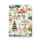 Chinese Pagoda Art  Asian Art journal Scrapbook journal Toile  Prayer journal