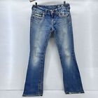 Miss Me Women’s Jeans~size 28~Irene Bootcut Medium Wash Lightly  Distressed
