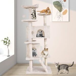 Tall Cat Tree Cat Tower Large Cat Condo Cat Climber Cats Climbing Stand Activity