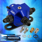 For Universal Performance Adjustable Fuel Pressure Regulator Oil 1:1 Ratio Blue