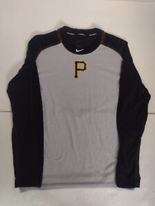Nike Pittsburgh Pirates Baseball Grey Long sleeve T-Shirt Unisex Size M