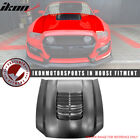 Fits 10-14 Ford Mustang GT500 & 13-14 GT V6 GT500 Style Front Hood Cover Bodykit (For: 2014 Mustang)