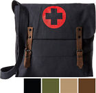 NATO Medic Canvas Red Cross Army Bag Shoulder Crossbody Messenger Shoulder Bag