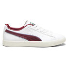 Puma Clyde Varsity Lace Up  Mens White Sneakers Casual Shoes 39468401