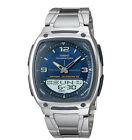 Casio AW81D-2AV, Combo Bracelet Watch, Telememo 30, 3 Alarms, 10 Year Battery