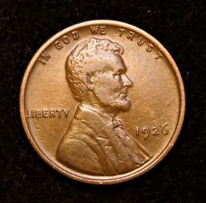 1926 Lincoln Wheat Cent  VF