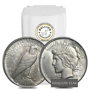 Roll of 20 - 1922-1935 Peace Silver Dollar Cull (Random Year)
