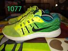 Nike Men's Sizr 9.5 Lunarstelos 844591-700 Volt/Rio Lace-up Running Shoes