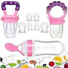 Gedebey Baby Food Feeder, Pacifier Fruit- Fresh Silicone  Assorted Colors
