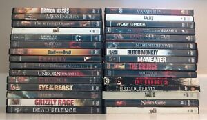 Lot of 30 Horror DVDs - Saw/Strangers/Dawn of Dead/13 Ghosts/Texas Chainsaw