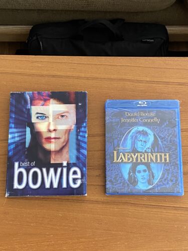 David Bowie - Best of Bowie (DVD, 2002, 2-Disc Set)  & Labyrinth (Sealed)