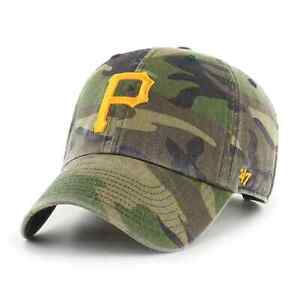 Pittsburgh Pirates '47 Brand Mens Logo Camo Clean Up Hat