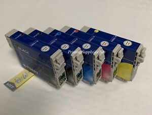 5PK 2BK+C/M/Y Ink For Epson 88 T0881 - T0884 CX4400 4450 7400 NX115 200 300 400
