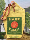 1940's Vintage & Original Harp Cloth Tobacco Bag - St, Louis, Missouri 