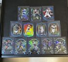 LOT OF 12 LIGHT BLUE DIE-CUT PRIZMS FROM 2020 PANINI SELECT FOOTBALL RC