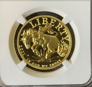 2021-W $100 American Liberty High Relief Gold Coin PF70 NGC Ultra Cameo 1 Oz
