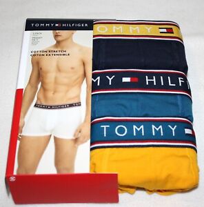 3 Tommy Hilfiger Trunks Cotton Stretch 3 Pack Underwear SALE !! Free Shipping !!