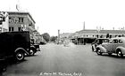 Postcard Turlock California CA E. Main Street Bus Depot Reprint #10117