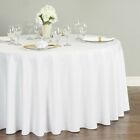 LinenTablecloth 120 in.Round Polyester Tablecloth 33 Colors! Wedding Party Event