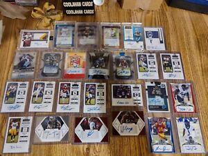 Panini Auto Patch Rpa Rookie Vet Lot Of 28 Beautiful Cards Serial Numbered