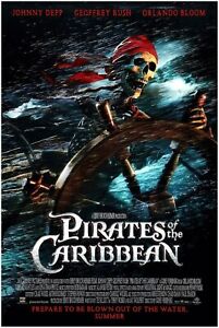 2003 Pirates of the Caribbean Teaser Movie Poster #1