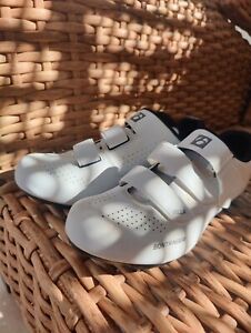 Bontrager Solstice inForm White Road Cycling Shoes Men's Size US 10.5 EUR 42