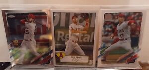 New Listing3 2021 Topps & Chrome Angel Trout Ohtani Walsh Lot
