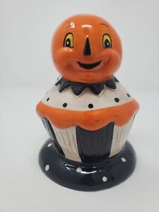 Johanna Parker Halloween Pumpkin Napkin Letter Holder Cupcake Decor Retro