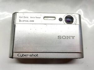 Read Description Sony Cyber-Shot DSC-T70 8.1MP Digital Camera Silver