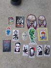 15 Horror Stickers Decal Lot