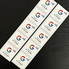 10 Waterproof Digital NFC Google Review Stickers, Tap to Rate Thin PVC labels
