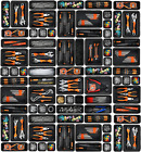 Tool Box Organizer Tray Dividers Set Tool Accessories Cabinet Bins Black 42 Pack